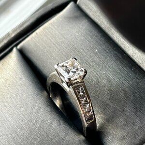 18k White Gold Diamond Custom Rings